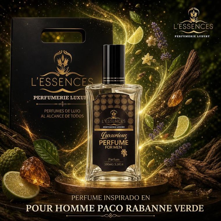 Pour Homme Paco Rabanne Verde · versión L'ESSENCES
